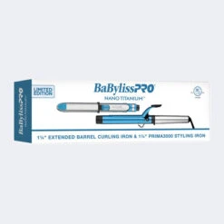 BaBylissPRO - 1¼" Extended Barrer Curl Iron & PRIMA3000 1¼" Straightener Prepack
