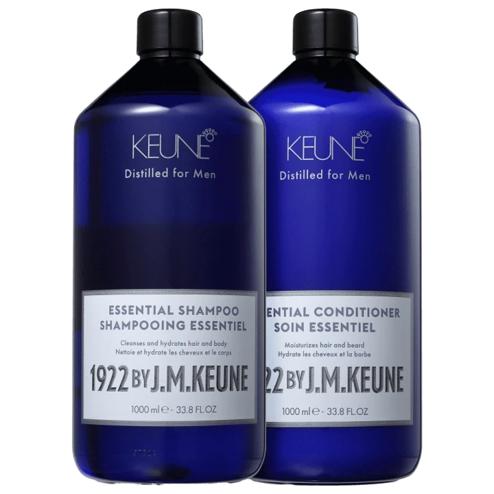 1922 By J.M. Keune - Essential Shampoo & Conditioner Set 3 1922 By J.M. Keune - Essential Shampoo & Conditioner Set