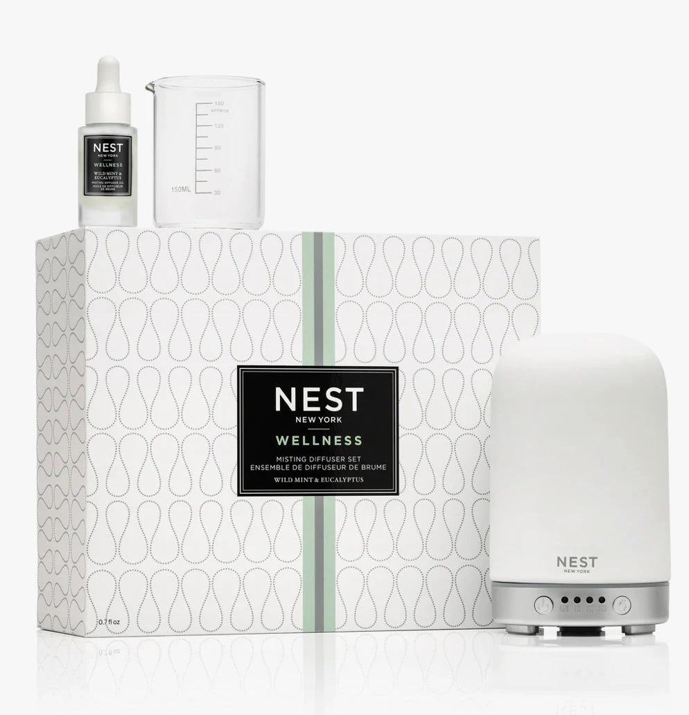 Nest New York - Wild Mint & Eucalyptus Misting Diffuser Set