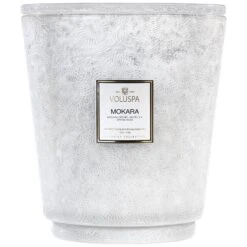 Voluspa - Japonica Collection - Hearth 5 Wick Glass Candle -Care Product Store Hearth Mokara
