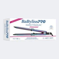 BaBylissPro - Nano Titanium Limited Edition Iridescent Prima3000 Styling Flat Iron