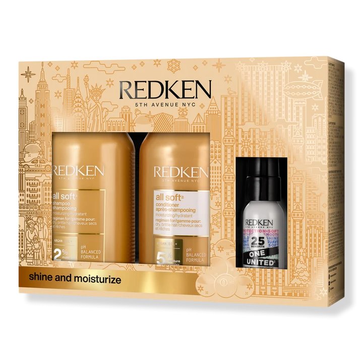 Redken - All Soft Shine And Moisturize Kit 3 Redken - All Soft Shine And Moisturize Kit