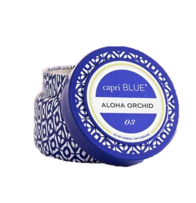 Capri Blue - Printed Travel Tin Candle