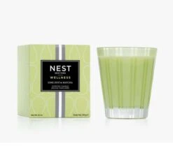 Nest New York - Wellness Collection Classic Candle -Care Product Store nestwellnesslimezestandmatcha