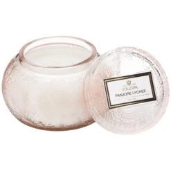 Voluspa - Japonica Collection - Chawan Bowl 2 Wick Embossed Glass Candle -Care Product Store panjore l