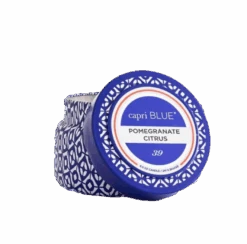 Capri Blue - Printed Travel Tin Candle -Care Product Store pomegranate