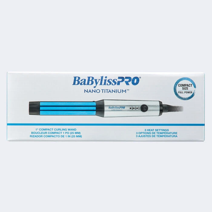BaBylissPro - Nano Titanium 1" Compact Curling Wand 6 BaBylissPro - Nano Titanium 1" Compact Curling Wand - Image 4
