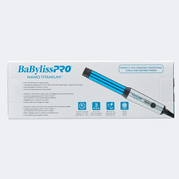 BaBylissPro - Nano Titanium 1" Compact Curling Wand 4 BaBylissPro - Nano Titanium 1" Compact Curling Wand - Image 2